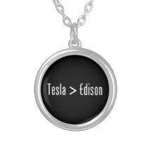 Tesla > Edison Custom Necklace