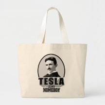 Tesla Is My Homeboy Canvas Bag