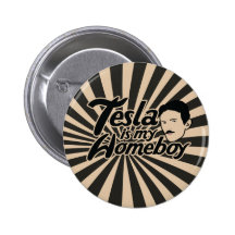 Tesla is my Homeboy Pin