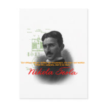 Tesla Postcard