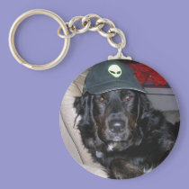 Tesla the alien dog keychains