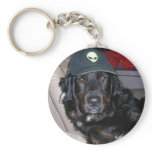 Tesla the alien dog key chains