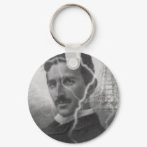 Tesla, The Lightning Man keychains