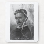 Tesla, The Lightning Man mousepads