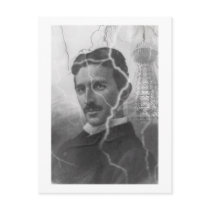 Tesla, The Lightning Man Postcard