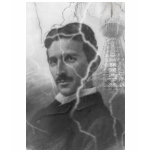 Tesla, The Lightning Man t-shirts