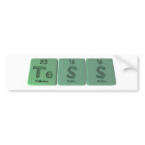Tess as Tellurium Sulfur Sulfur Bumper Stickers