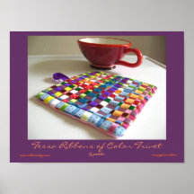 Tessa Ribbons of Color Trivet Posters