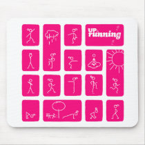 Tessa's famous stick figures mouse pads