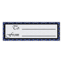 Tessellation 639 Lg Any Color Gift Tag business cards by j053ph Tessellation 639 Lg Any Color Gift Tag business cards