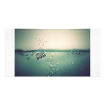 test design photo greeting card