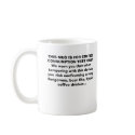 TEST HOW MUCH COFFEE ONE HAS CONSUMED mugs