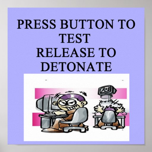 TEST POSTER Zazzle
