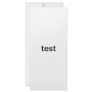 test rack card