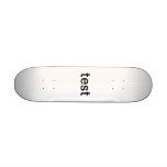 test skateboard deck