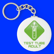 Test Tube Adult Keychains