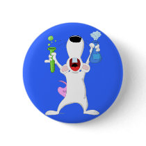 Test Tube Lab Rat Button by anwarart Test Tube Lab Rat Button