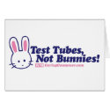 Test Tubes, Not Bunnies Card