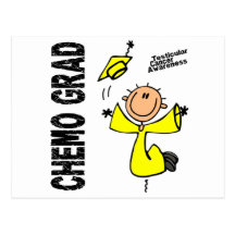 Testicular Cancer CHEMO GRAD 1 Postcard