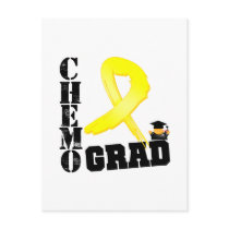 Testicular Cancer Chemo Grad Postcards