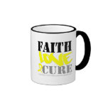 Testicular Cancer Faith Love Cure mugs