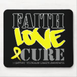 Testicular Cancer Faith Love Cure Mousepad
