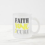 Testicular Cancer Faith Love Cure mugs