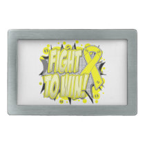 Testicular Cancer Fight To Win Belt Buckle