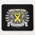 Testicular Cancer Hope Love Cure Mouse Pads