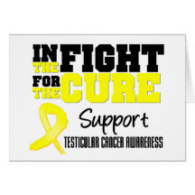Testicular Cancer In The Fight For The Cure Greeting Card