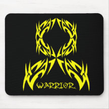 Testicular Cancer Mens Warrior Tribal Mouse Pads