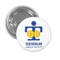 Testicular Cancer Society Button buttons