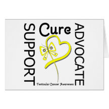 Testicular Cancer Support Advocate Cure Greeting Cards