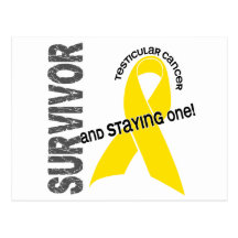 Testicular Cancer Survivor Post Cards