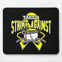 Testicular Cancer Take A Strike Mousepads