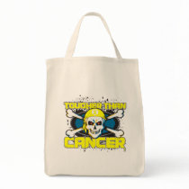 Testicular Cancer Tougher Than Cancer Skull Bags