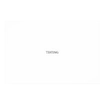 Testing posters