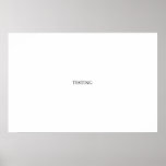 Testing posters