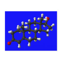 Testosterone in 3D postcards