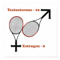 Testosterone Tennis Poster