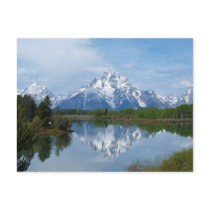 Teton Mountain Reflections postcards by ChristyWyoming Teton Mountain Reflections postcards