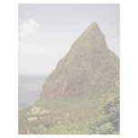 Teton mountains, St. Lucia letterhead