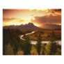 Teton Range at sunset, from Snake River