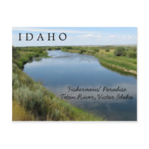 Teton River, Idaho, Fishermen's Paradise PC postcards