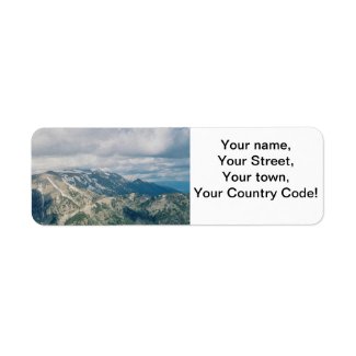 Tetons From Tramway Labels