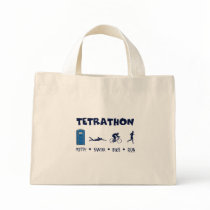 Tetrathon Triathlon T-shirt bags