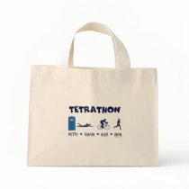 Tetrathon Triathlon T-shirt bags