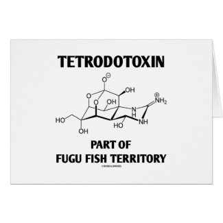 Tetrodotoxin Part Of Fugu Fish Territory Card