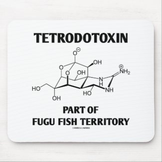 Tetrodotoxin Part Of Fugu Fish Territory Mousepad
