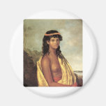 Tetuppa, a Native Female of the Sandwitch Islands Magnets